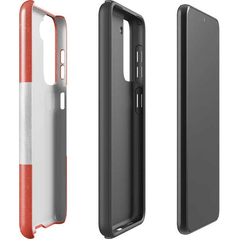 Distressed Austria Flag Galaxy S21 FE Pro Case